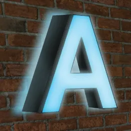 Type 3 – Standard Channel Letter Front & Back Lit