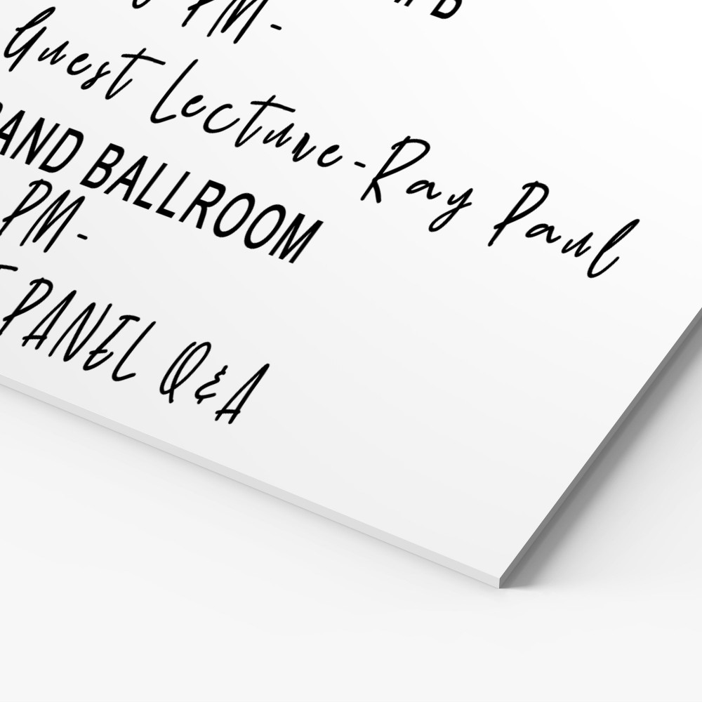 Dry Erase PVC Board