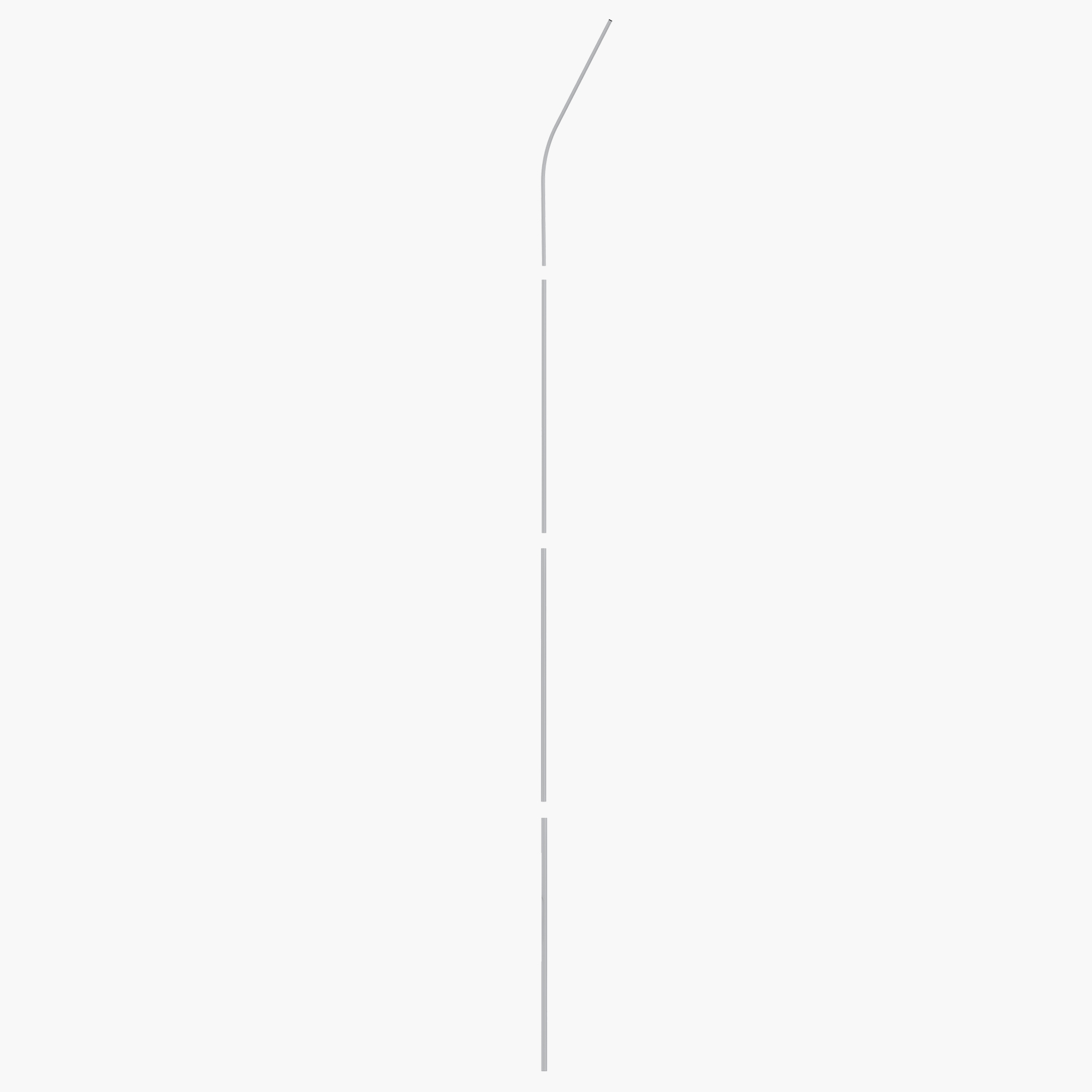 Econo feather flag installation step 1: position the pole set