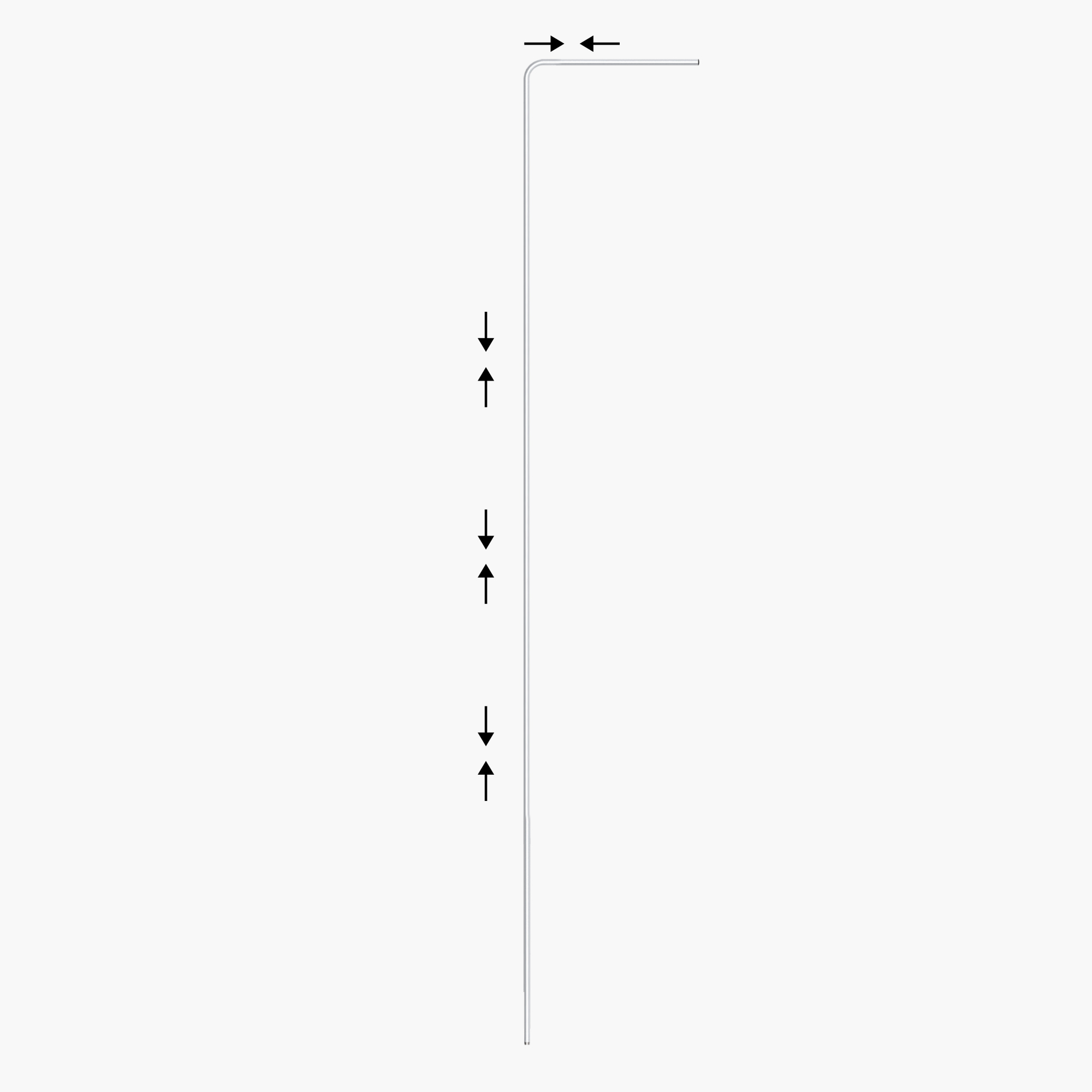 Rectangle flag installation step 2: connect the poles